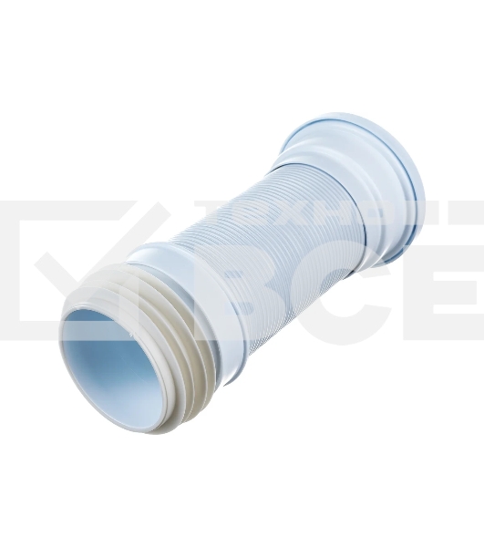 Труба для унитаза гофрированная армированная L 290-640 мм D110 мм