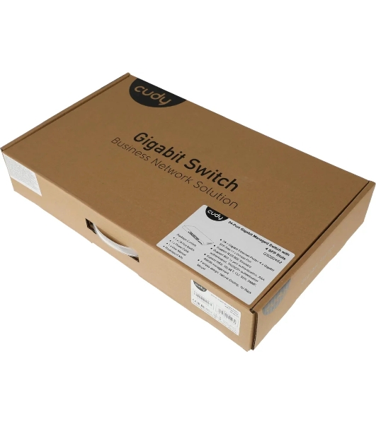 Коммутатор Cudy GS2024S2, 24×1 Гбит/с, 4×1 Гбит/с SFP