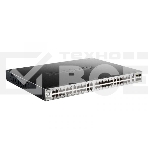 Коммутатор D-Link DGS-3130-54PS/B2A, PROJ L2+ Managed Switch with 48 10/100/1000Base-T ports and 2 10GBase-T ports and 4 10GBase-X SFP+ ports (48 PoE ports 802.3af/802.3at (30 W), PoE Budget 370W, PoE Budget wit, фото 1