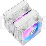Кулер Ocypus Delta A62 WH ARGB White 260W/ All Intel/ AMD AM*/ 2 fans / Screws, фото7
