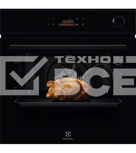 Встраиваемый духовой шкаф электрический Electrolux EOC8P39H черный