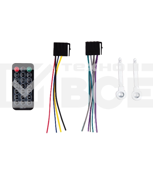 Автомагнитола ACV AVS-601UBM 1DIN 4x50Вт AUX 3 (43340)