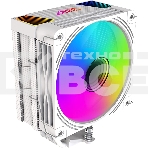 Кулер GMNG GG-CPC220-ARGB2 ARGB белый 120мм алюминий+медь 1600rpm 26db 4-pin 220W 154мм, фото3
