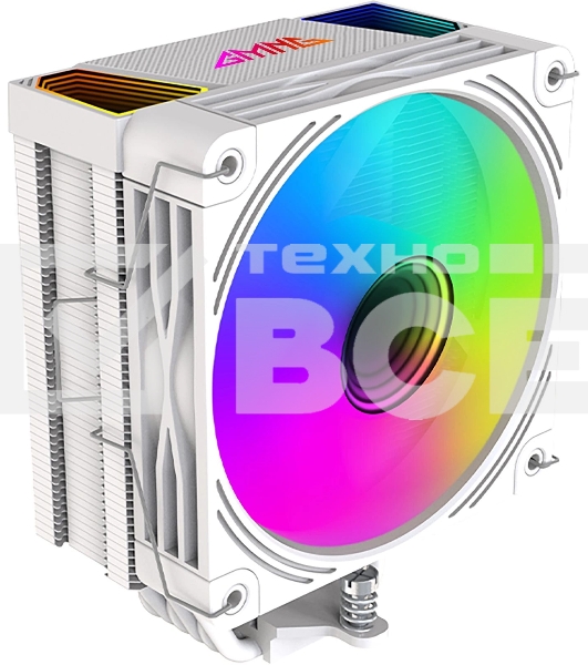 Кулер GMNG GG-CPC220-ARGB2 ARGB белый 120мм алюминий+медь 1600rpm 26db 4-pin 220W 154мм