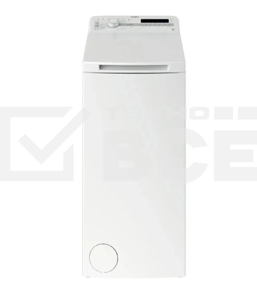 Стиральная машина Whirlpool TDLR6040S белый, загрузка вертикальная 6 кг, 1000 об/мин, класс А