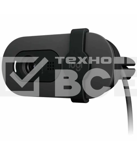 Веб-камера Logitech Brio 105 графитовый 2Mpix (1920x1080) USB2.0 с микрофоном для ноутбука (960-001590)