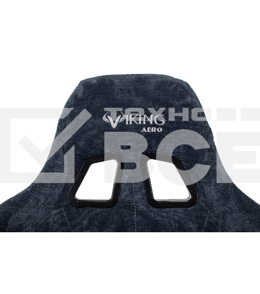 Кресло игровое Бюрократ VIKING KNIGHT LT27 FABRIC синий крестовина металл/пластик