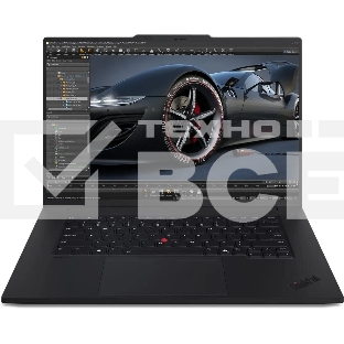 Ноутбук Lenovo ThinkPad P1 G7 черный Core Ultra 7 165H 32Gb SSD1Tb Intel Arc 16