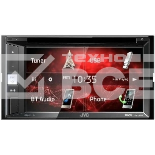 Автомагнитола CD DVD JVC KW-V250BTM 2DIN 4x50Вт