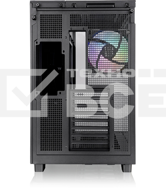 Компьютерный корпус Thermaltake View 380 XL TG ARGB черный без БП E-ATX 2x120мм 2xUSB3.0 audio bott PSU