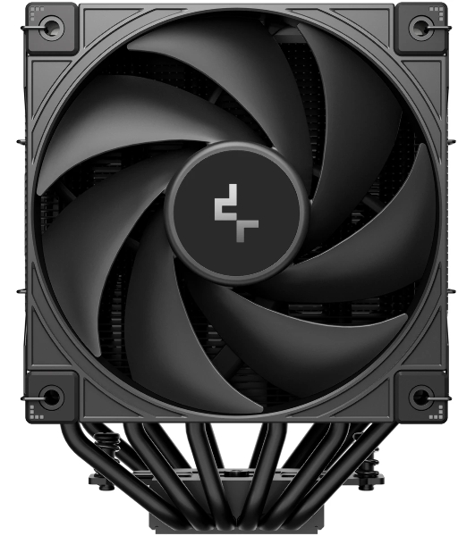 Кулер для процессора DEEPCOOL AK620 G2 DIGITAL NYX LGA1851/1700/1200/115X/AM5/AM4 (8шт/кор, TDP 260W, PWM, DUAL Fan 120мм, 6 тепл. трубок, Copper Base, черный) RET (R-AK620G2-BKNNMN-GJD-1)
