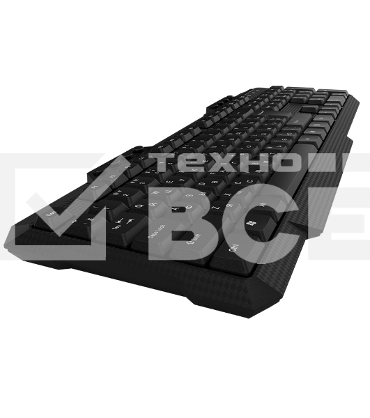 Комплект клавиатура+мышь Maxvi KWS-06 Combo беспроводной, USB, 1600 DPI, чёрный