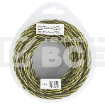 Леска для триммера Denzel двухкомпонентная витая квадратная, 3,0мм х 12м, блистер SkyCutter, фото2