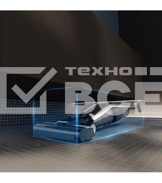 Пылесос вертикальный Deerma VXPD141 черный/белый, питание от аккумулятора, 253 Вт, уборка влажная/сухая, пылесборник 0.55 л