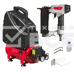 Компрессор поршневой Fubag Wood Master Kit безмасляный 180 л/мин, 6 л, 1100 Вт, красный/черный, фото 1