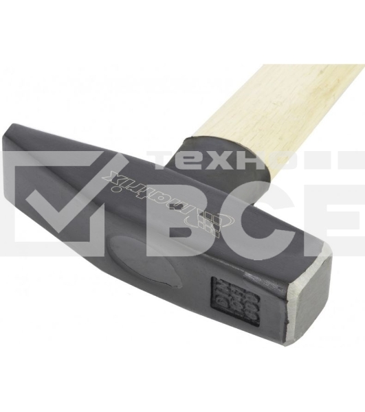 Молоток слесарный Matrix 600 г, квадратный боек, деревянная рукоятка