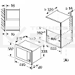 Микроволновая печь Bosch BFL523MB4 черный (встраиваемая), фото2