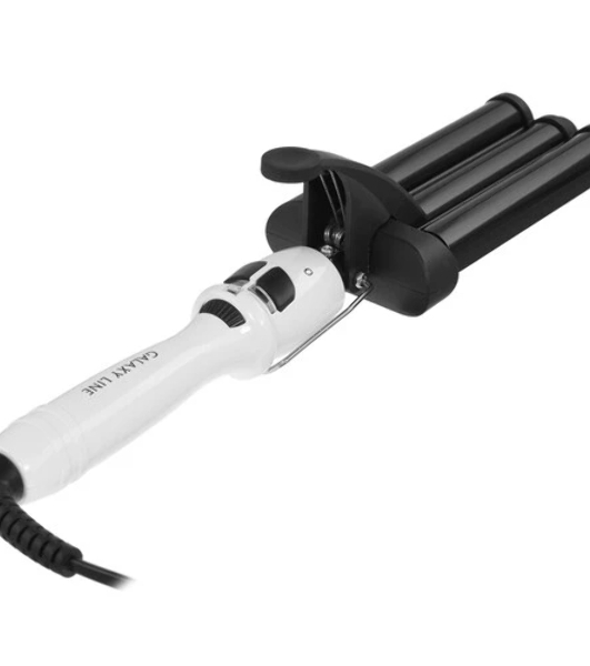 Щипцы для завивки волос Galaxy Line GL 4606 белый, 22 мм, 200 °C, 10 режимов