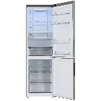 Холодильник Haier C4F637CXRGU1 серебристый двухкамерный 235/115л морозилка снизу, No Frost, фото2