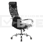 Кресло руководителя Бюрократ CH-608SL/BLACK TW-01 TW-11 черный, искусст.кожа/ткань, крестовина хром, спинка сетка, фото14