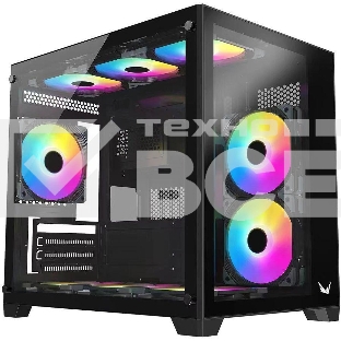 Компьютерный корпус AeroCool / Formula Crystal Z5 черный без БП mATX 1x120mm 2xUSB2.0 1xUSB3.0 audio bott PSU