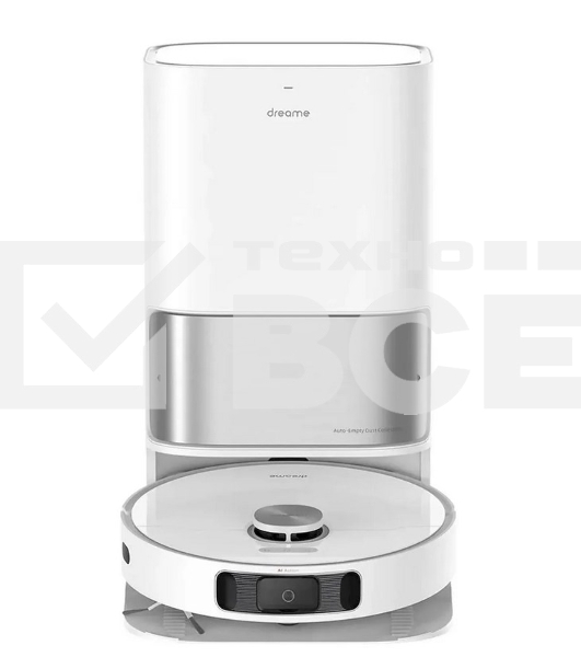 Робот-пылесос Dreame RLS6LADC L10s Ultra белый, 75 Вт, 5200 мАч Li-Ion, уборка сухая/влажная, пылесборник контейнер 0.35 л