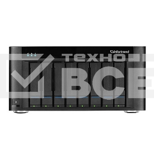 Система хранения данных Infortrend  EonStor GSe Pro 100 8bay. Intel Atom 2.4GHz 4C CPU, 1x4GB non-ECC, 4x1GbE(RJ45), 2x USB 2.0, 2x USB 3.0, 1x Host Board slot, 1xPSU and 8 drive trays (GSe Pro 108-C)