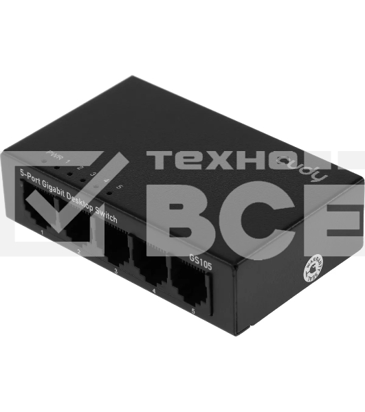 Коммутатор Cudy GS105 (L2) 5x1Гбит/с неуправляемый