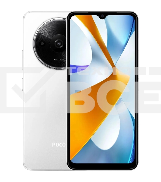 Смартфон Xiaomi POCO C61, 4/128Gb, белый
