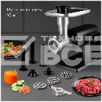 Мясорубка Redmond MG-500 2300 Вт, серый, фото3
