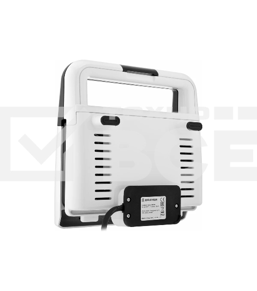Сэндвичница BRAYER BR2201 750 Вт, пластины с антипр. покрыт 22,4*12,2 см, белый/черный