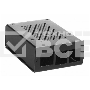 Корпус перфорированный Qumo с доп.креплением, Aluminum Case, Raspberry Pi 4B, black(RS035)