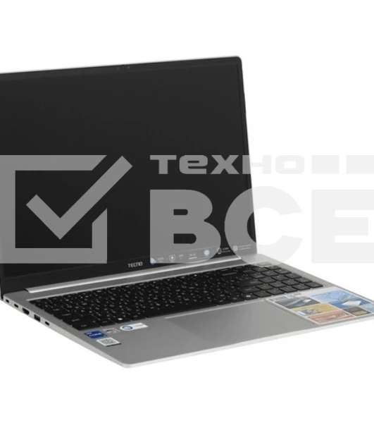 Ноутбук Tecno Megabook T16 серебристый 2024 i7-13620H 32Gb SSD 1Tb Intel UHD Graphics 16 WUXGA IPS Cam 75Вт*ч Win11