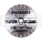 Диск PATRIOT EXPERT алмазный сегментный 350х25,4/20 по Бетону, фото 1