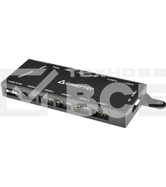 Компьютерный корпус CHIEFTEC HUNTER GS-01B-OP без БП, боковая панель из закаленного стекла, 3xARGB LED 120мм вентилятора спереди, 1xARGB LED 120мм вентилятор сзади, черный, ATX