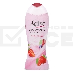 Гель-скраб кремовый для душа Active Клубника со сливками, 400 мл (512306011), фото 1