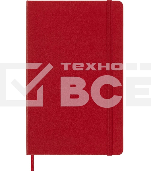 Блокнот Moleskine Classic Large, 240 страниц, красный, нелинованный,