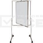 Флипчарт Silwerhof DAILY, лак, 70x100см на роликах белый вращающаяся, фото3