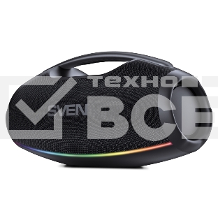 Портативная акустическая система SVEN PS-990, черный, 2.0, 2x90 Вт (RMS), IPx7, TWS, Bluetooth, USB, аккумулятор