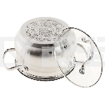 Набор посуды KELLI KL-4209 6 пред. Кастрюля с жаропрочной стекл. крышкой 2.1 л. Кастрюля с жаропрочной стекл. крышкой 3 л. Кастрюля с жаропрочной стекл. крышкой 4 л. Высококачественная нерж. сталь 18/10. 5-ти слойное капсульное дно., фото7