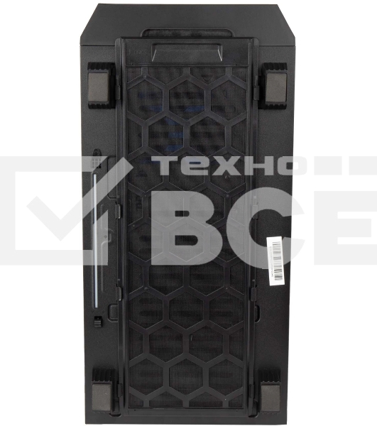 Компьютерный корпус Hiper PB81 черный без БП ATX 3x120мм 2xUSB2.0 2xUSB3.0 audio bott PSU