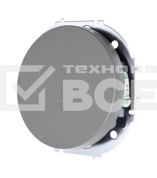 Выключатель проходной 1-кл. СП OSEN 10А IP20 механизм серый матовый LEZARD 743-7488-105