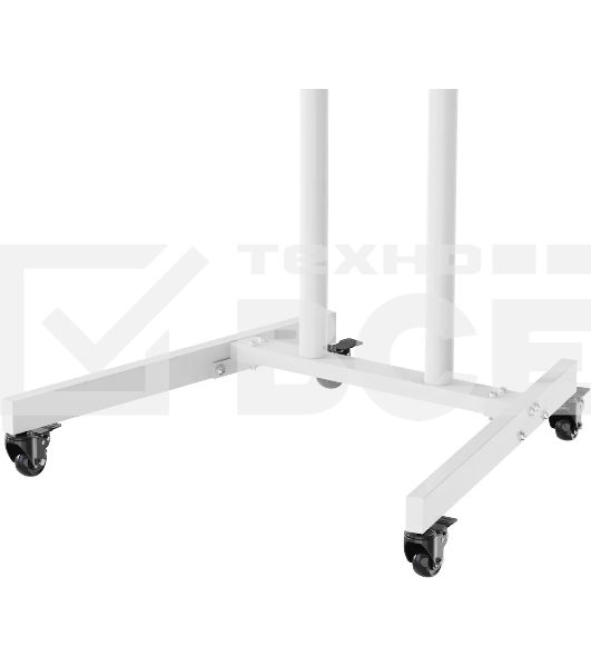 Стойка для телевизора Cactus CS-ST04 белый, 37'-70' макс. 68 кг, напольный, мобильный