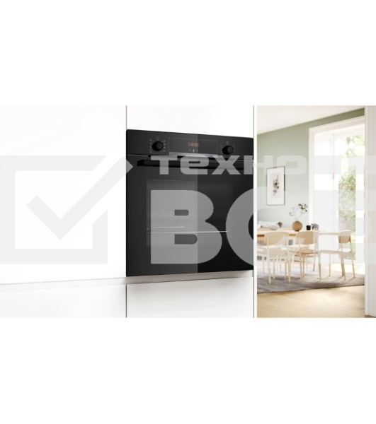 Духовой шкаф Bosch HBA534EB3 60 см, встраиваемый, электрический с конвекцией, объем 71 л