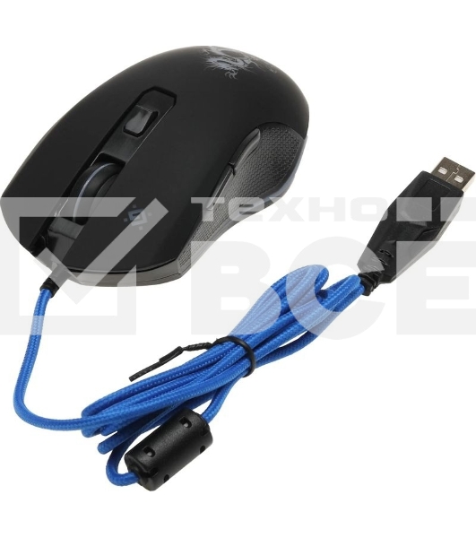 Мышь проводная Defender Sky Dragon GM-090L черный, 3200 dpi, USB, кнопки - 6