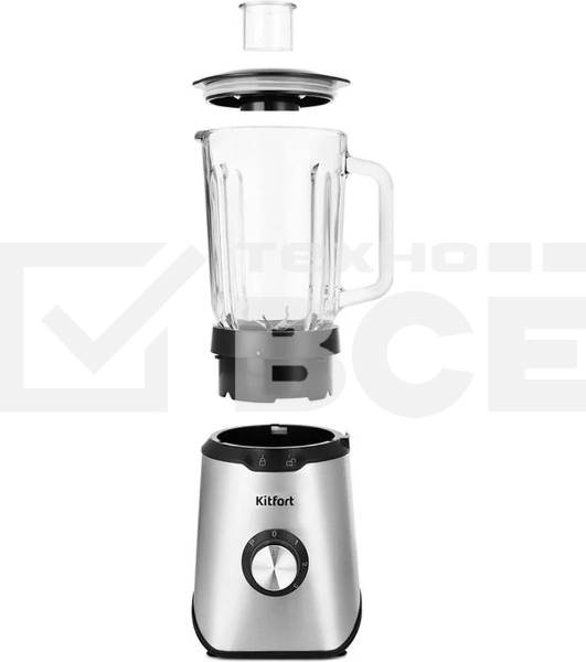 Блендер стационарный Kitfort КТ-1344 800Вт серебристый