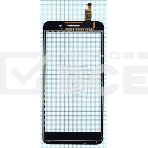 Сенсорное стекло (тачскрин) для Huawei Honor 4X, черное, фото2