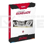 Оперативная память Kingston Fury Renegade, DDR5, 16GB (1x16GB), 8000MHz, CL38, с радиаторами, серебристый/черный, фото2