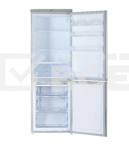 Холодильник DON R-290 NG нерж сталь двухкамерный 209/101л морозилка снизу