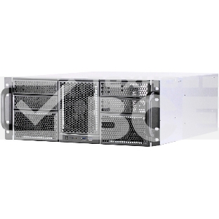 Корпус компьютерный Procase RE411-D4H11-E-55 Корпус 4U server case,4x5.25+11HDD,черный,без блока питания,глубина 550мм,MB EATX 12